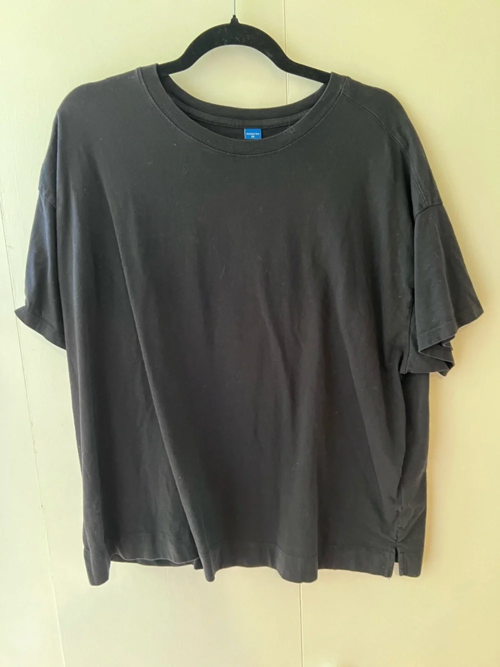 Old Navy Vintage Black Short Sleeve Crewneck T-Shirt 2X - Picture 1 of 2